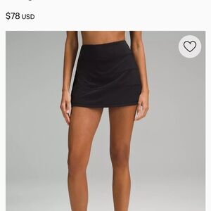lululemon athletica Black Skirt